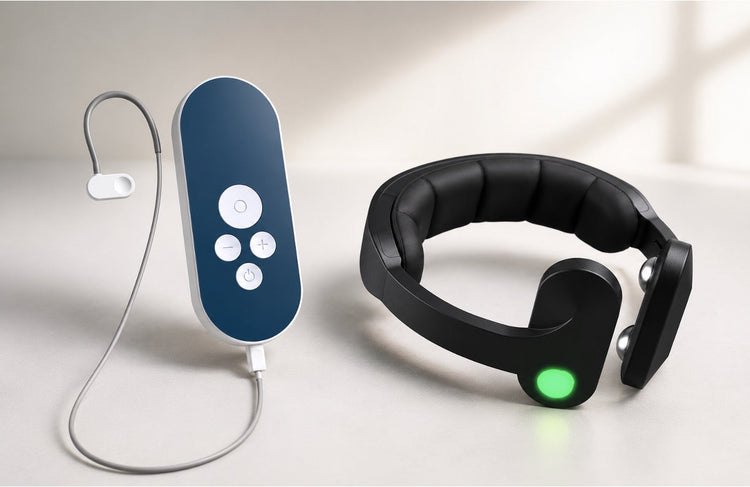 Nuropod and Pulsetto, which are both vagus nerve stimulation devices