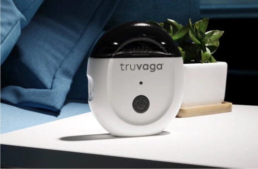 Truvaga, a handheld vagus nerve stimulator.